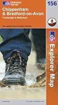 Explorer Map 156 Chippenham & Bradford-on-Avon Trwobidge & Melksham