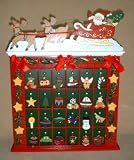 Santa Wooden Advent Calendar