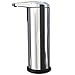 iCooker Soap Dispenser - Automatic Kitchen Hand Touchless Sensor Pump - Stainless Steel Sanitizer - Compact & Handheld -Best For Shower Kids - Wall Mounted - Chrome 250ml (8oz)