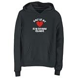 Sweatshirt Woman Black  Half Of My Cayman Islands  Country