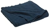 Martex Diamond Weave Cotton Full/Queen Blanket, Navy