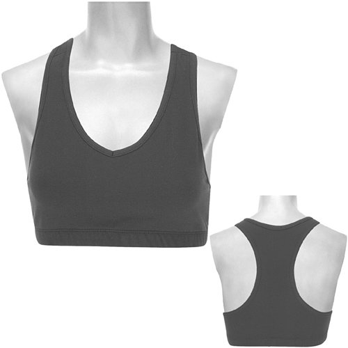 Buy Danskin Cotton Lycra Racer V-Neck Bra Womens by Danskin