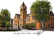 University of Central Oklahoma Lithograph 14x10 Limited Edition Unframed Lithograph