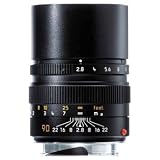 Leica 90mm f/2.8 Elmarit-M Telephoto Manual Focus Lens for M System (11807)