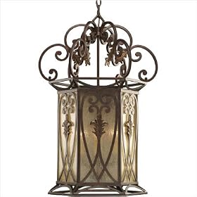 Progress Lighting Drayton Hall Ceiling Chandelier P3828-75 Aged Mahogany by Progress