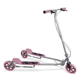Slider The Unscooter - U8 - Three Wheel Action Scooter - Pink by 