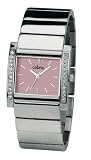 Cobra - CO104/1ACRO - Montre Femme - Quartz Analogique - Bracelet Acier - Cadran Empierr&eacute; Rose