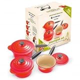 Le Creuset Cerise 3-Piece Pan Set  from Le Creuset