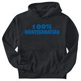 Sweatshirt Black  100% Montserratian  Montserrat Country