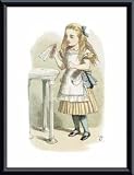 Alice, Framed Art Print by Tenniel