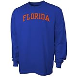Florida Gators Royal Blue Vertical Arch Long Sleeve T-shirt