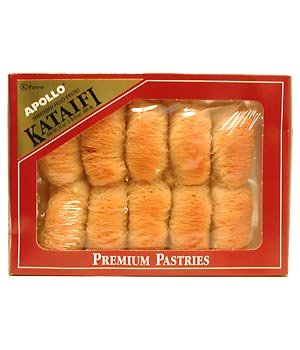 Kataifi - Shredded Fillo with Walnuts and Honey, 12pieces (24oz) by parthenonfoods.com