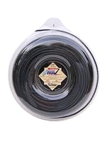 LoNoiz .130-Inch-by-150-Foot Spool Commercial Grade Spiral Twist Quiet 1-Pound Grass Trimmer Line, Black #LN130DLG-12