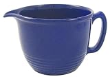 Chantal 2-1 4 Quart Ring Batter Bowl, Glossy Cobalt Blue by Chantal