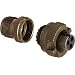 Amphenol Industrial CS3106A-10SL-3S Circular Connector Socket, General Duty, Non-Environmental, Threaded Coupling, Solder Termination, Straight Plug, 10SL-3 Insert Arrangement, 10SL Shell Size, 3 Contacts