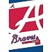 Atlanta Braves (Logo) Sports Poster Print - 24x36