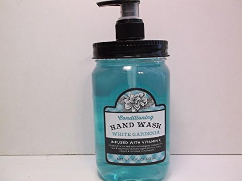 Mason Jar Collection *White Gardenia* Conditioning Hand Wash Gel 16 oz