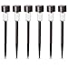 Momentum BLK-56732 Kealive Stainless Steel LED Solar Powered Path Light, 6-Piece