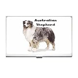 Australian Shepherd Business Card Holder Case