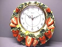 STRAWBERRY 3-Dimensional 12 Wall Clock BRAND NEW