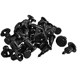 uxcell&reg; 20 Pcs 10mm Hole Plastic Rivets Fastener Fender Bumper Push Clips New