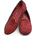 Ollio Women's Shoe Ballet Faux-Suede Cute Comfort Multi Color Flat