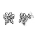 Sterling Silver Plain Earrings - Size: 10mm
