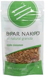 Bear Naked All-Natural Granola Snack Pack, Apple Cinnamon, 2-Ounce Pouches (Pack of 12)