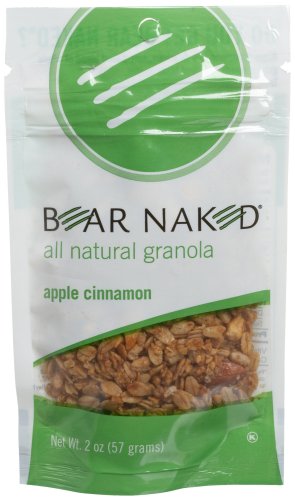 Bear Naked All-Natural Granola Snack Pack, Apple Cinnamon, 2-Ounce Pouches (Pack of 12) by Bear Naked