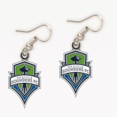 SEATTLE SOUNDERS MLS OFFICIAL LOGO EARRINGS SEATTLE SOUNDERS MLS OFFICIAL LOGO EARRINGS