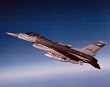 F-16 Falcon (In Air) Art Poster Print - 16" X 20"