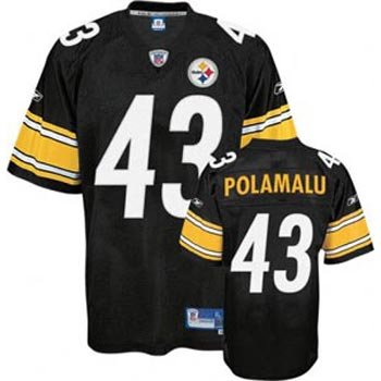 Troy Polamalu Pittsburgh Steelers Reebok Premier Jersey - M