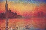 Claude Monet (Sunset in Venice) Art Poster Print - 13