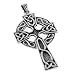 Large 2" Sterling Silver Celtic Knot Cross Pendant