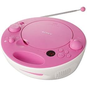 Sony CD Boombox with Digital AM/FM Tuner (Pink)