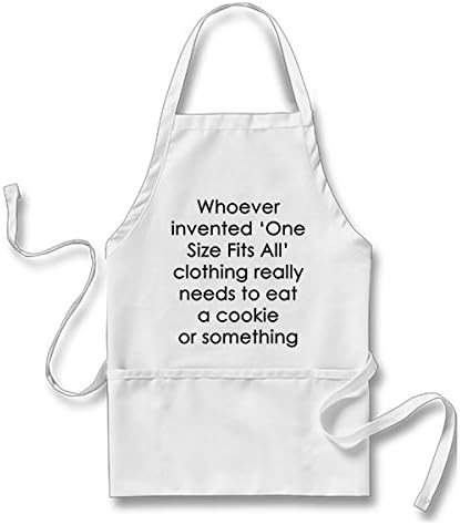 DiDiy Whoever Invented 'One Size Fits All' Adult Apron