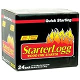 Starter Logg SL12350 24 Pack Wood Fire Starter Log