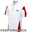 Nike Georgia Bulldogs White 2010 Checkdown Coaches Sideline Performance Polo