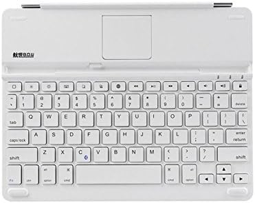 BOW Ultrathin Keyboard Cover for iPad 2 3 4, Wireless Bluetooth 3.0 Automatic pop-up stand and Wake Up Sleep Function, Built-in Lithium Battery Aluminum Keyboard, 78 Keys White Color