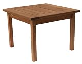 Patio Furniture / Outdoor Furniture - Milano Side Table - Eucalyptus Wood - Wood Finish - INT - BT - 368 - B000QS5PGK