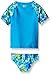 Speedo girls Tie Dye Splash Rashguard 2pc Set