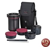 THERMOS ステンレスランチジャー 1.1合 ブラック JBE-1600F BK