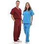 Unisex Solid Scrub Set - 1 Pocket, Nursing scrub, Medical Uniforms
