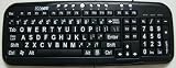 New and Improved: Large Print Computer USB Keyboard For Better Visual Assistance - Black