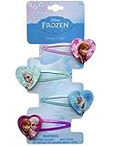 Disney Frozen Hair Clips Snap Clips Barrets set of 4