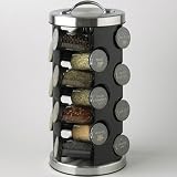 Kamenstein Metro 21-Jar Spice Rack - Black