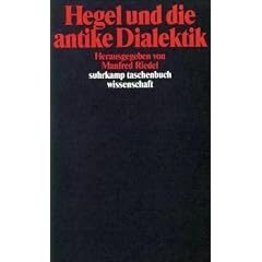 Hegel und die antike Dialektik (suhrkamp taschenbuch wissenschaft)