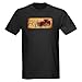 American Classic 1920's Fire Truck Black T-Shirt Vintage Dark T-Shirt by CafePress
