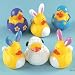 One Dozen (12) Easter Rubber Ducky Party Favors