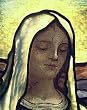 Frameable Art Card for Christmas - Mary in Stained Glass by Tiffany Studios